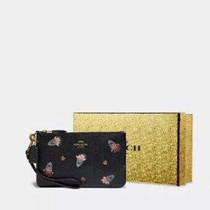 Coach Sharkie Small Wristlet Pouch